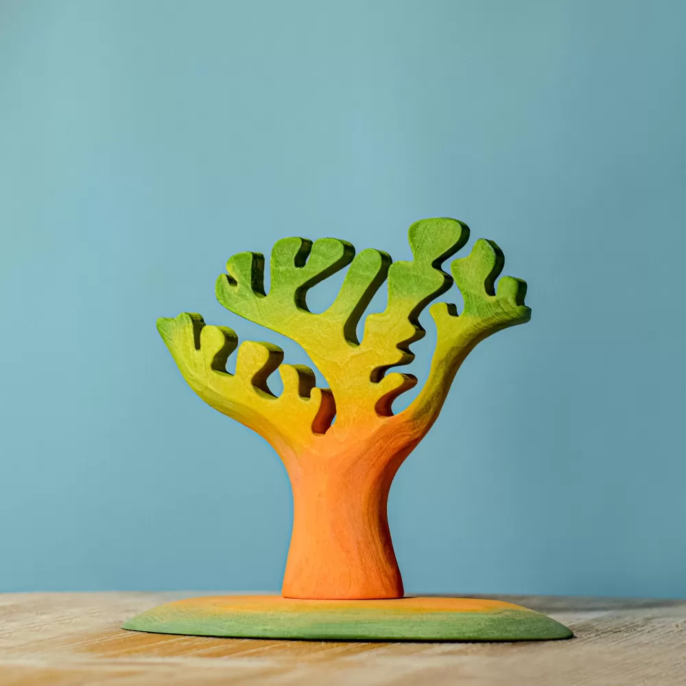 New Bumbutoys Albero Piccolo Dei Dinosauri In Legno