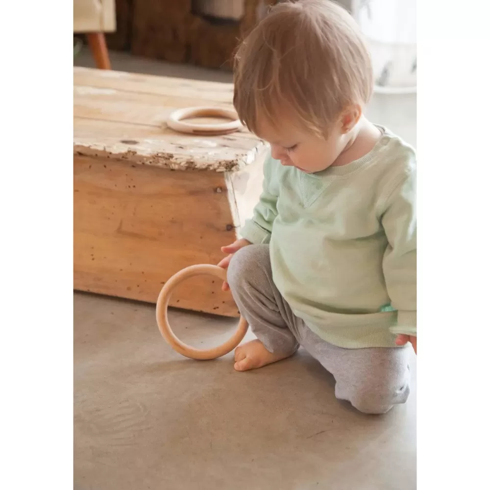 Online Grapat Anello Grande In Legno Naturale