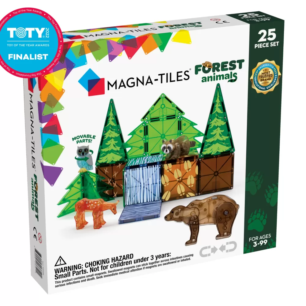 Best Magna-Tiles Animali Della Foresta - Set Da 25 Pezzi -