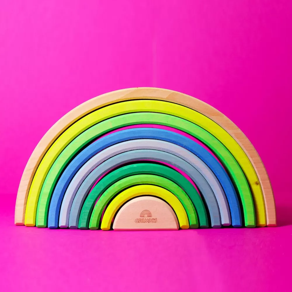 Discount Grimm's Arcobaleno Steineriano 10 Archi Neon× Green