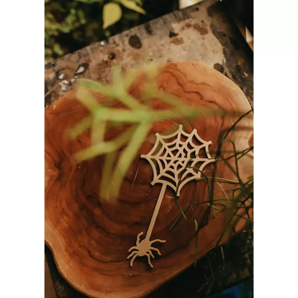 Hot Kinfolk Pantry Bacchetta Per Bolle Di Sapone In Bioplastica Ragno Di Halloween Kinfol