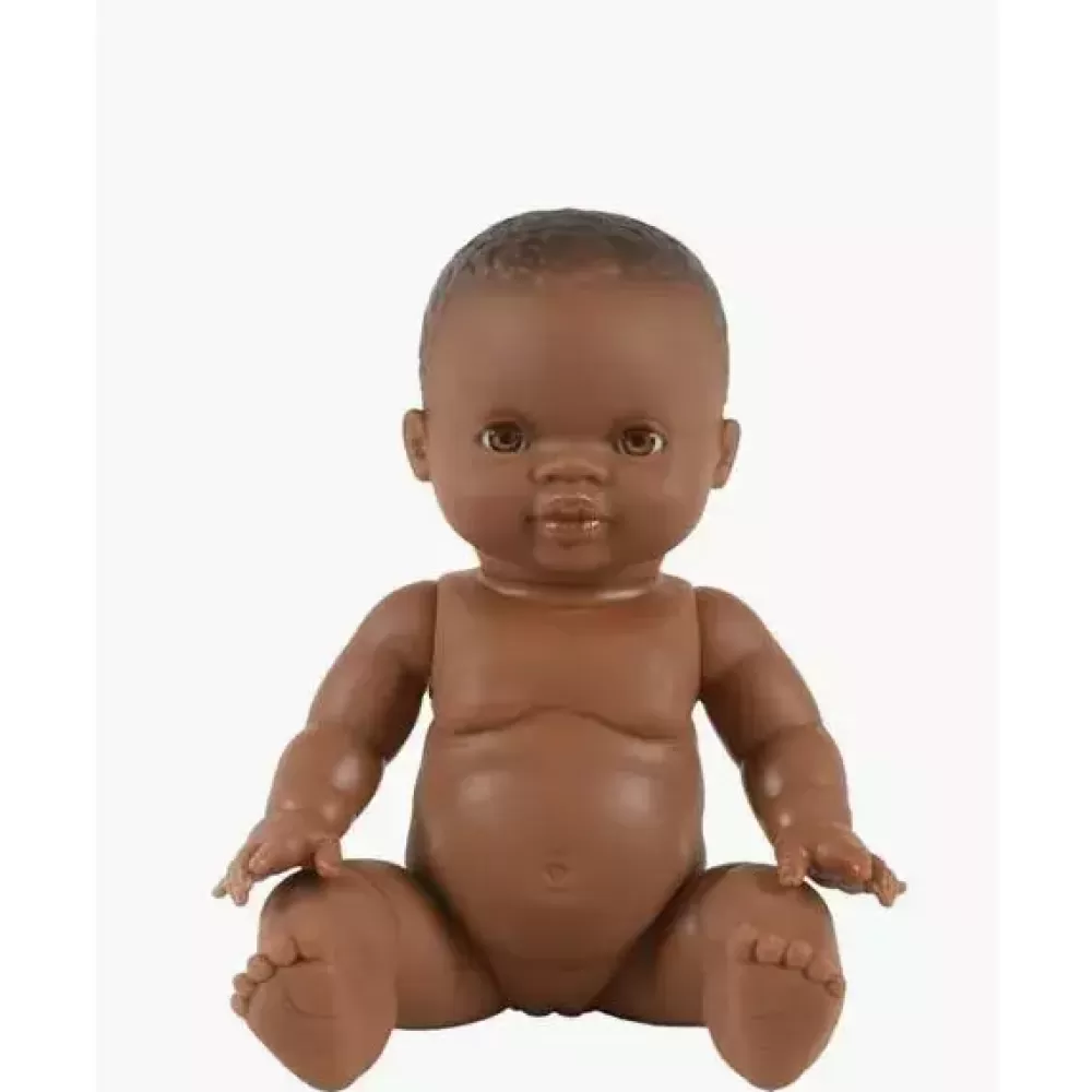 Cheap Minikane Bambola In Vinile 34 Cm Piccola Bimba Africana