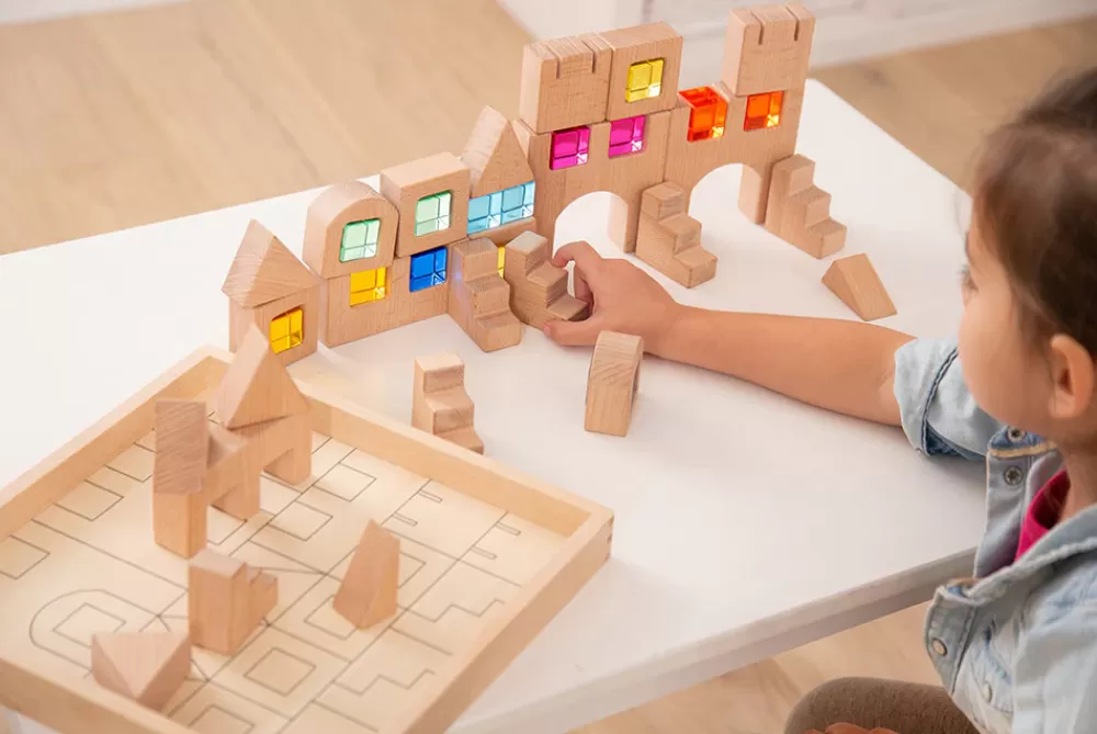 Shop Tickit Blocchi Di Legno Con Gemme