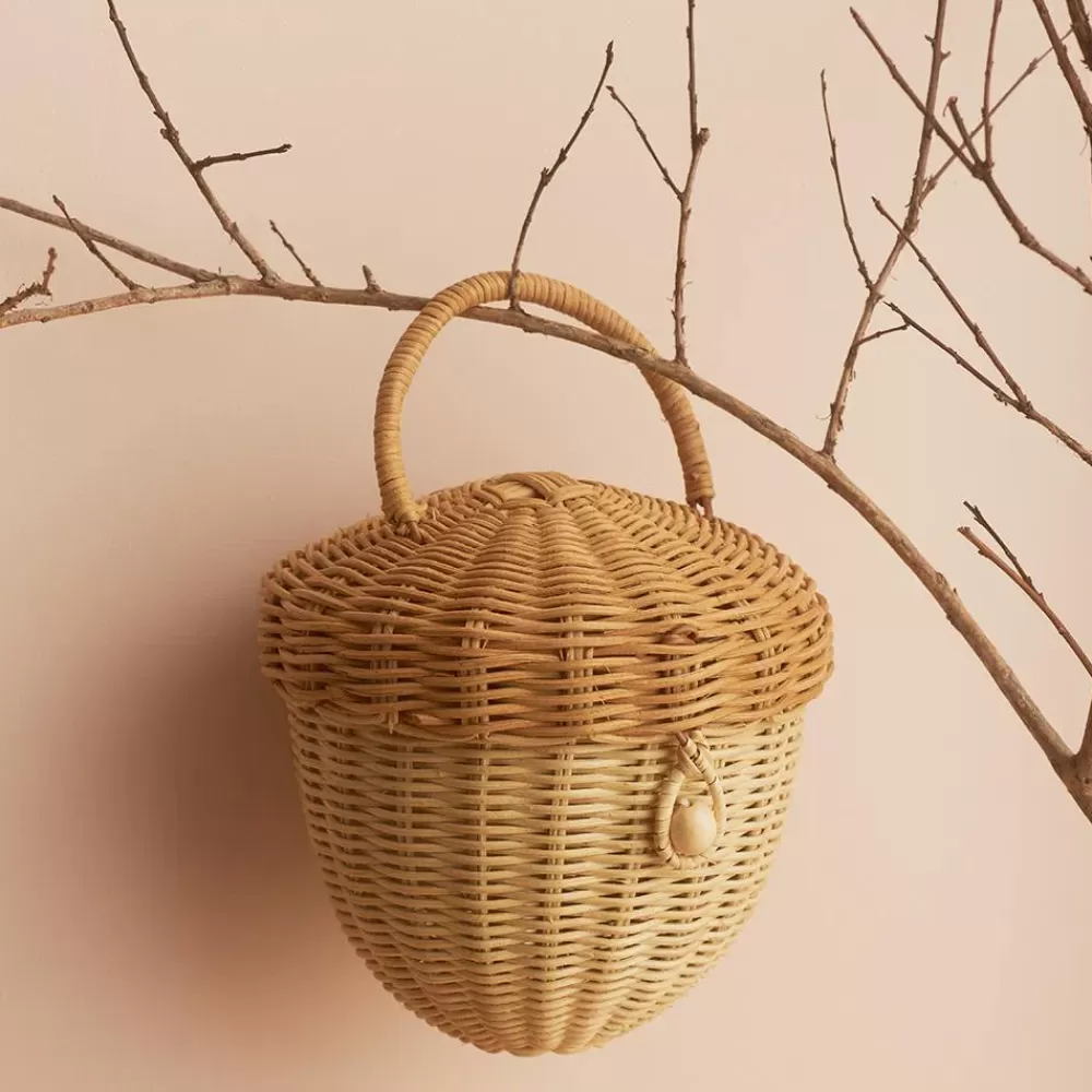 Cheap Olli Ella Borsa In Rattan Ghianda