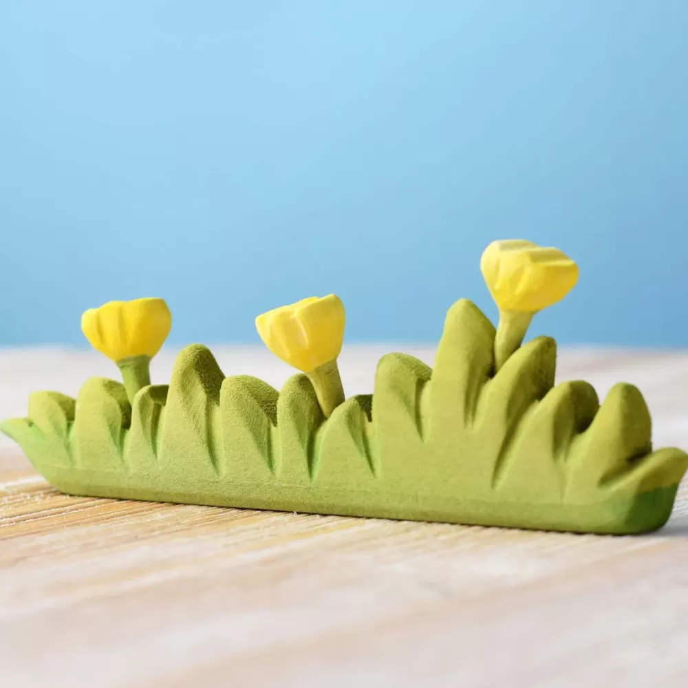Outlet Bumbutoys Cespuglio Di Fiori Gialli In Legno