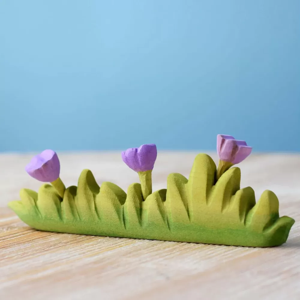 Online Bumbutoys Cespuglio Di Fiori Lilla In Legno