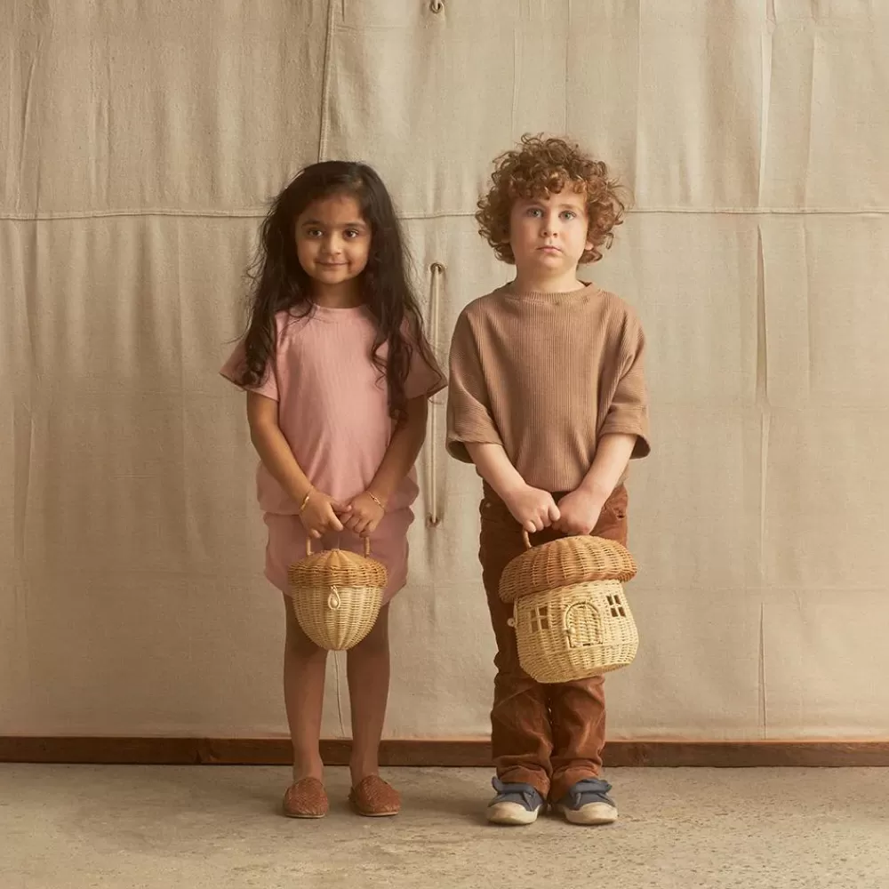 Flash Sale Olli Ella Cestino In Rattan Fungo