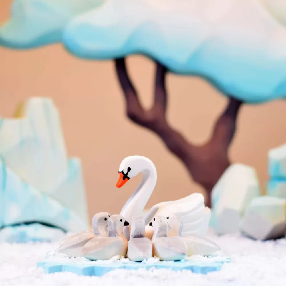 New Bumbutoys Cigno Gioco In Legno