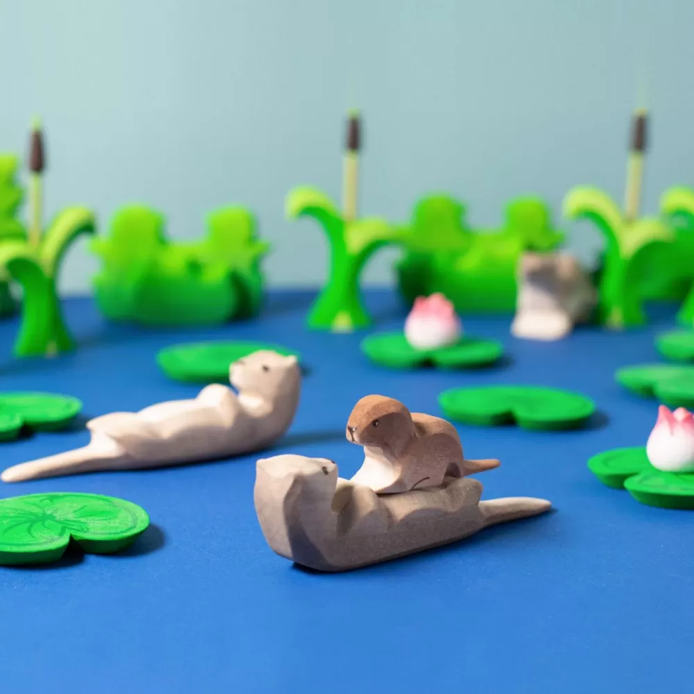 Cheap Bumbutoys Cucciolo Di Lontra Gioco In Legno