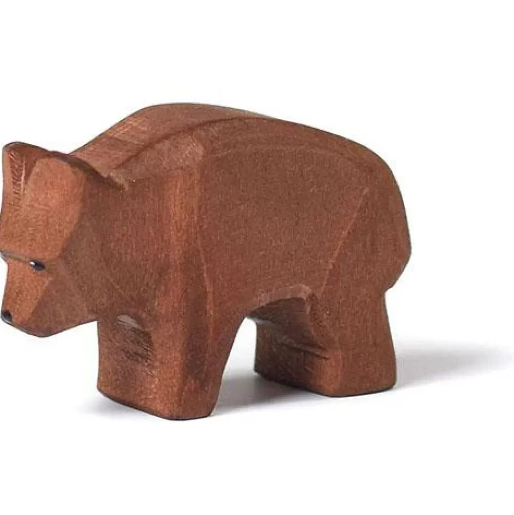 New Bumbutoys Cucciolo Di Orso Bruno Gioco In Legno