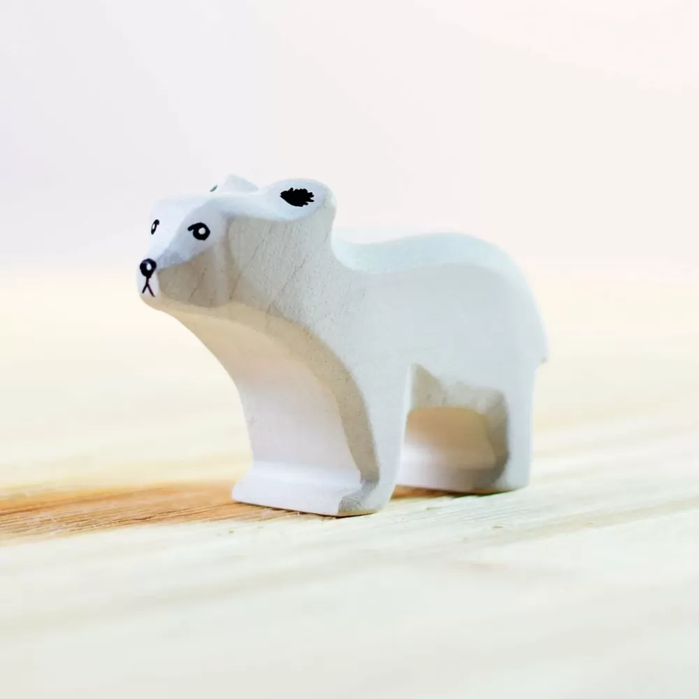 Store Bumbutoys Cucciolo Di Orso Polare Gioco In Legno