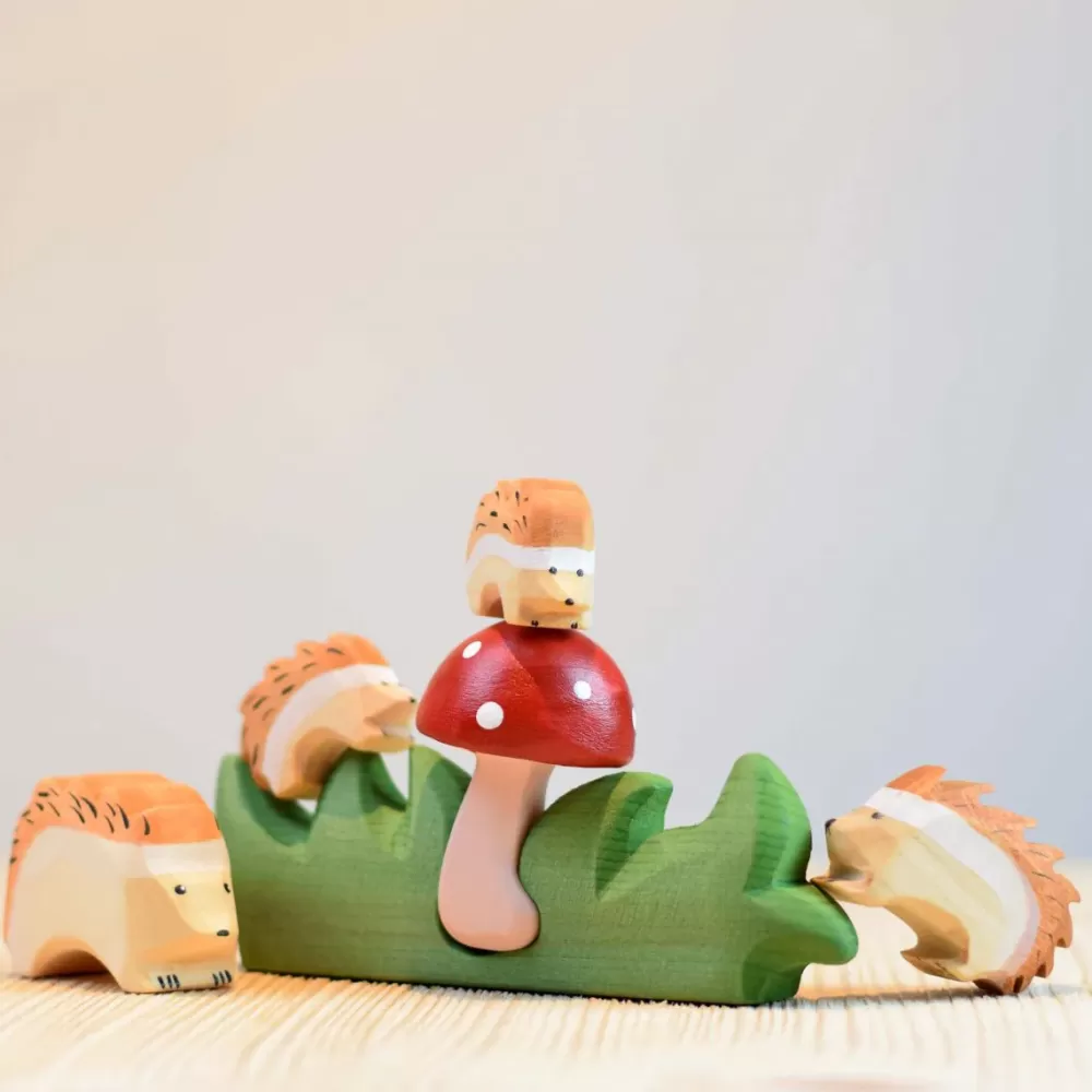 Outlet Bumbutoys Cucciolo Di Riccio Gioco In Legno