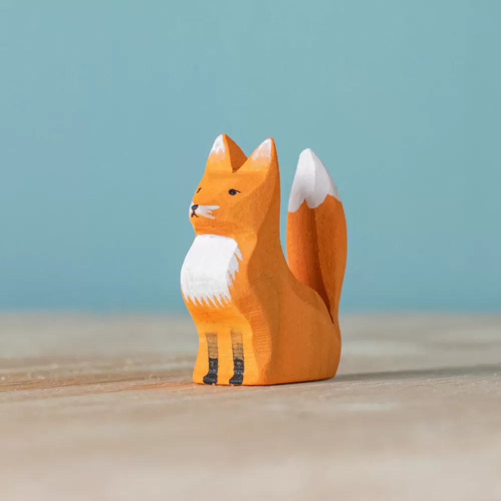 Flash Sale Bumbutoys Cucciolo Di Volpe In Legno
