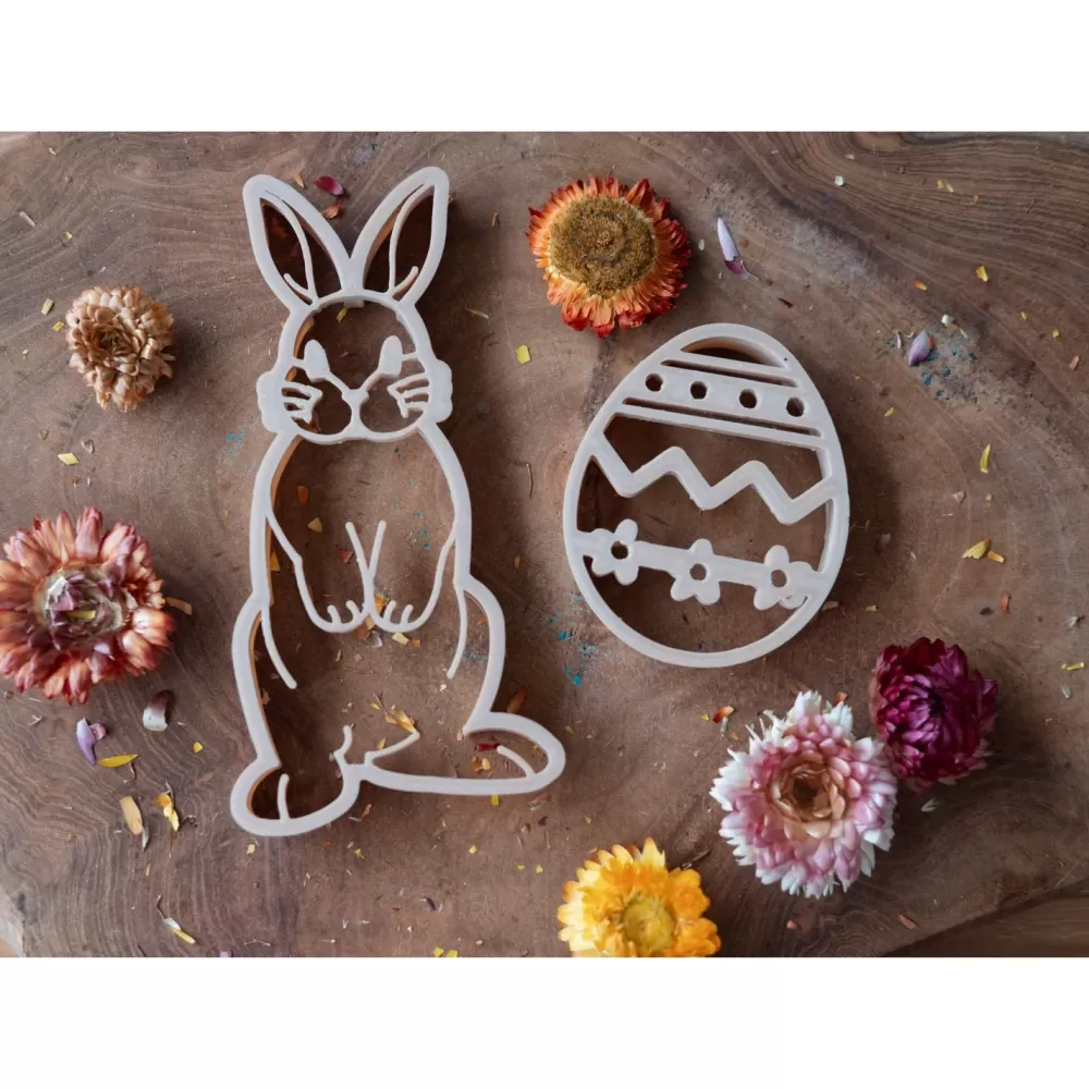 Clearance Kinfolk Pantry Formine In Bioplastica Per Pasta Modellabile Coniglio E Uovo Di Pasqua