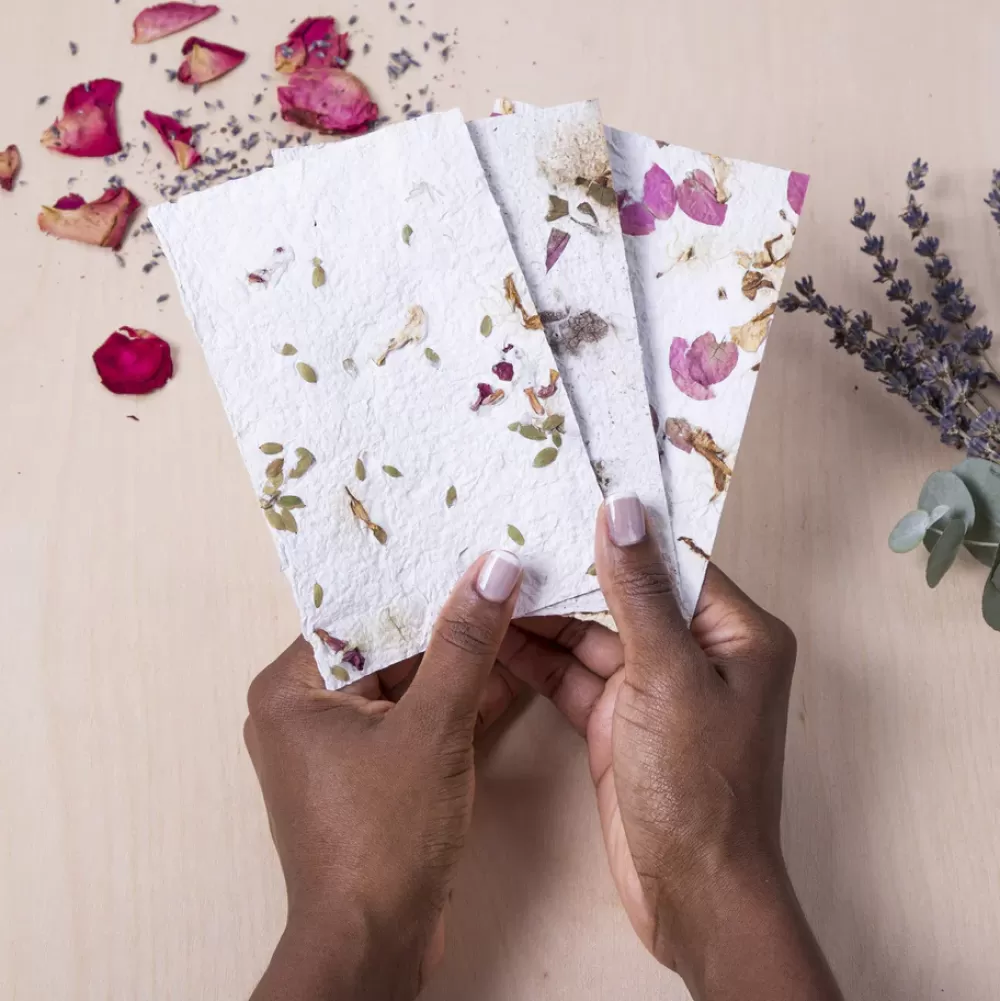 Best Sale Kikkerland Kit Crea La Tua Carta Floreale