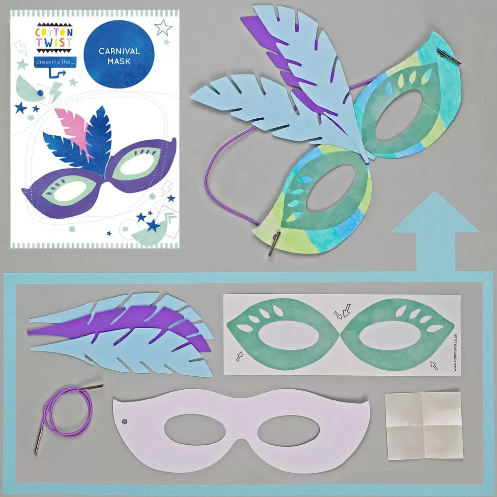 Cheap Cotton Twist Kit Crea La Tua Maschera Di Carnevale-