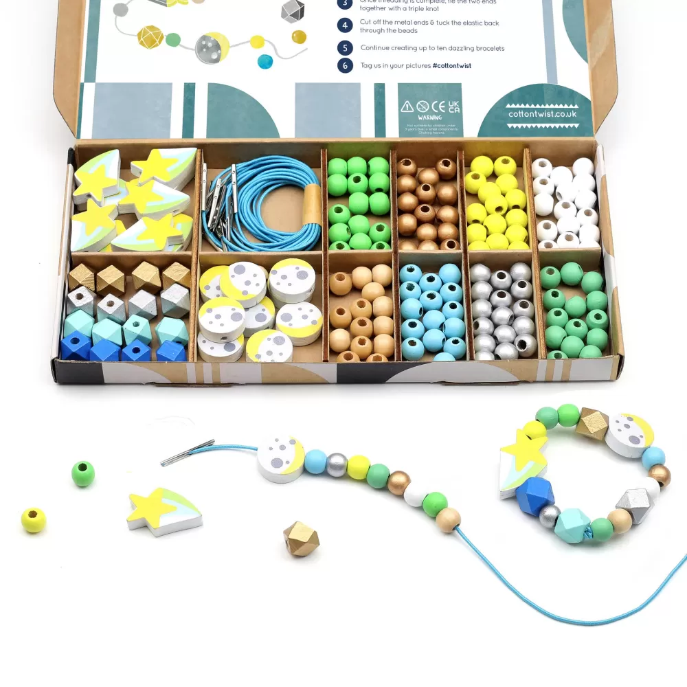 Sale Cotton Twist Kit Per Creare Braccialetti - Outer Space -