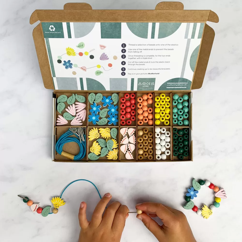 Best Sale Cotton Twist Kit Per Creare Braccialetti - Wildflower -