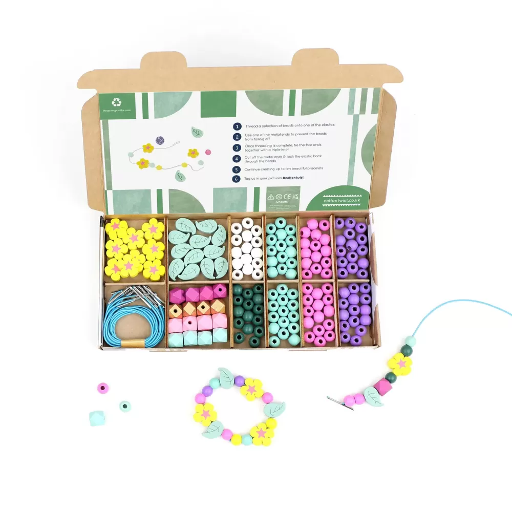 New Cotton Twist Kit Per Creare Braccialetti - Woodland -