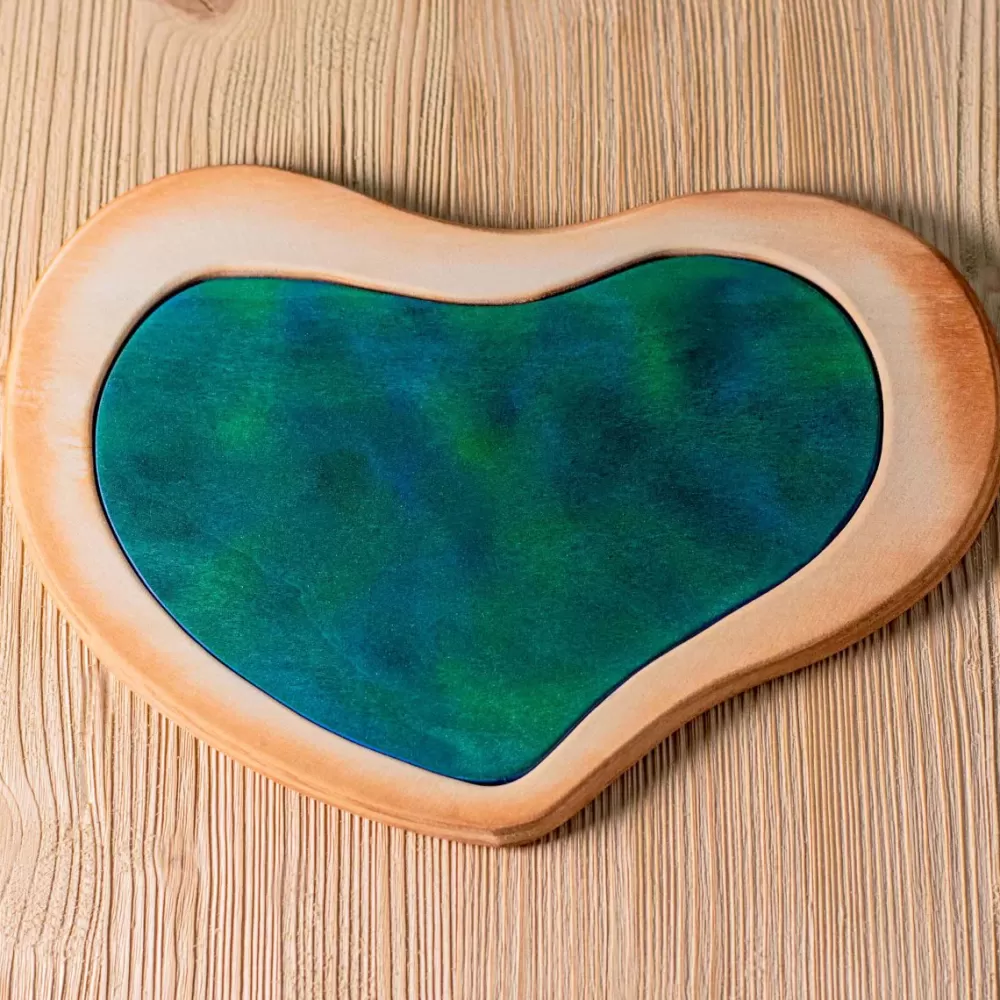 Fashion Bumbutoys Lago A Forma Di Cuore In Legno