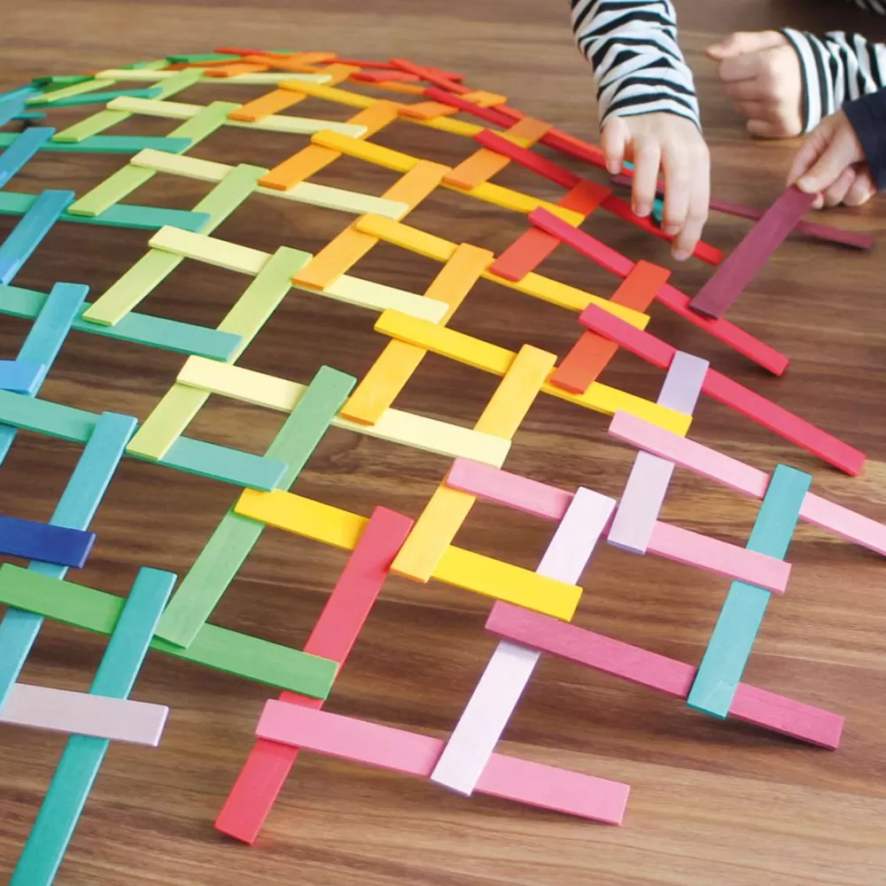 Sale Grimm's Leonardo Sticks - Bastoncini Da Costruzione Arcobaleno