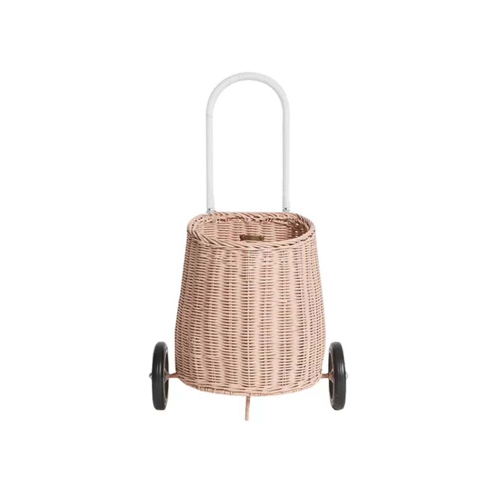 Cheap Olli Ella Luggy Original In Rattan Rosa - Carrello