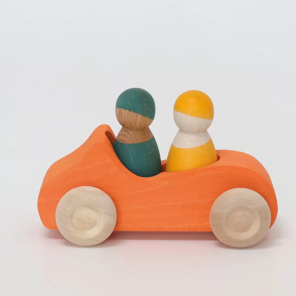 Store Grimm's Macchina Decappottabile Grande Arancione Con Personaggi