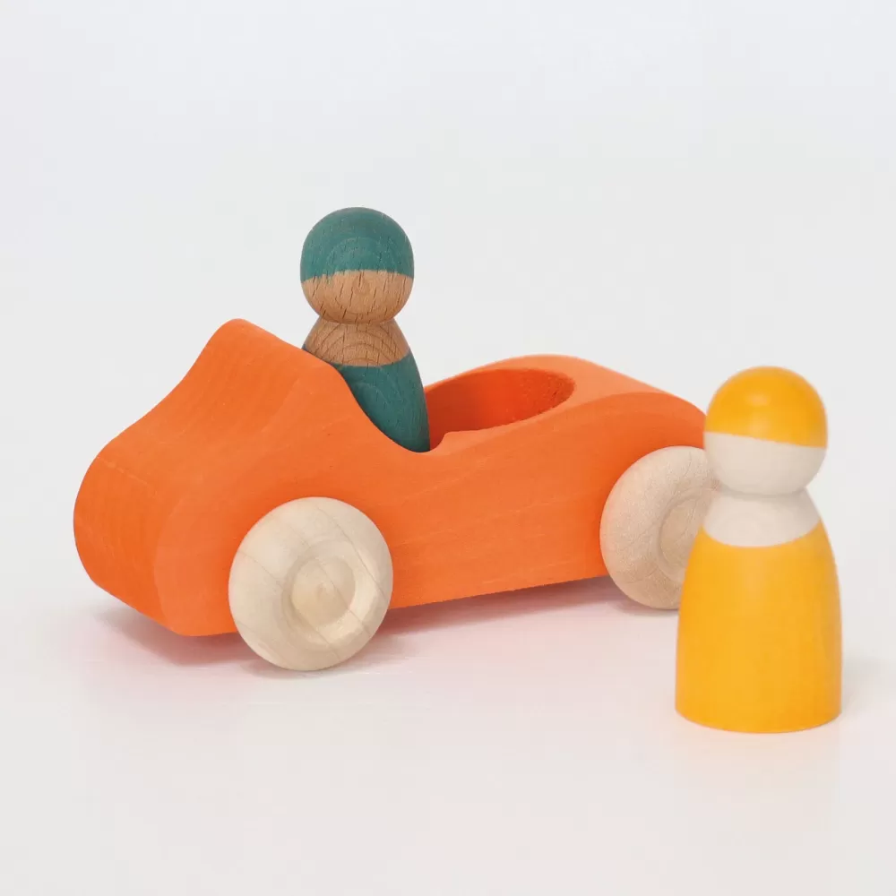 Store Grimm's Macchina Decappottabile Grande Arancione Con Personaggi