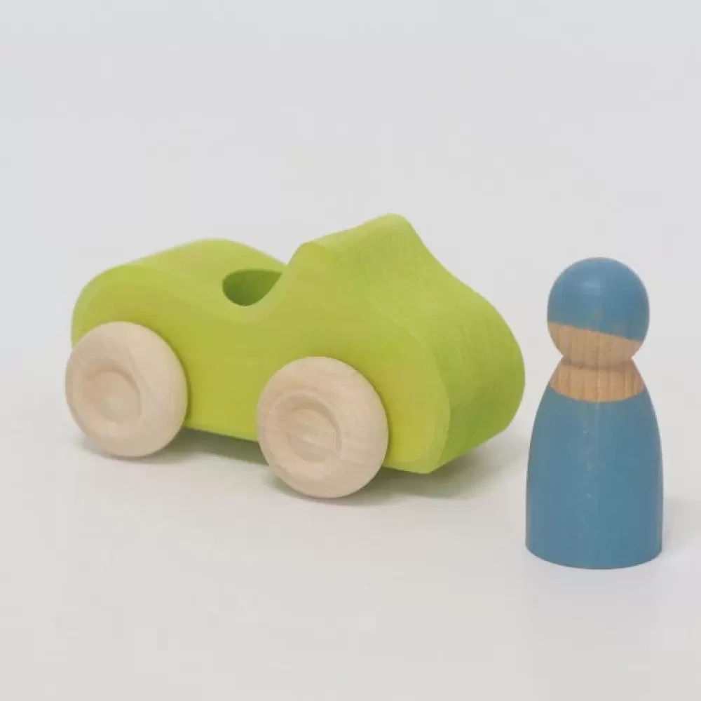 Best Grimm's Macchina Decappottabile Piccola Verde Con Personaggio