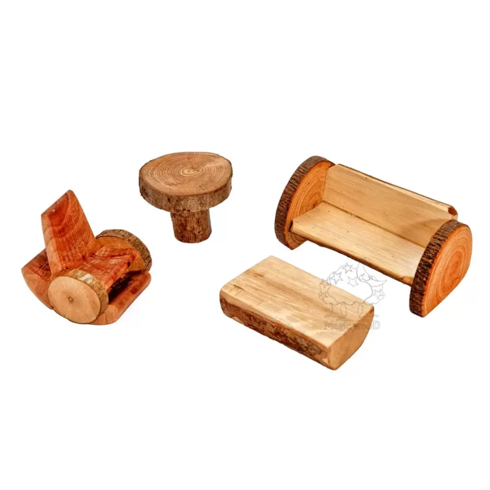 New Magic Wood Mobili Per Casa Delle Bambole - Salone -