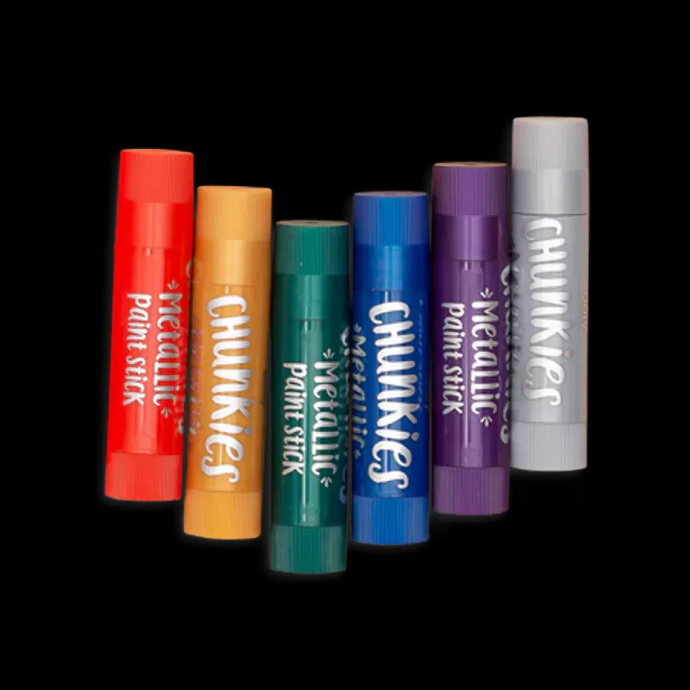 Discount Ooly Pastelli Di Tempera Solida Chunkies Paint Sticks - Metallici-