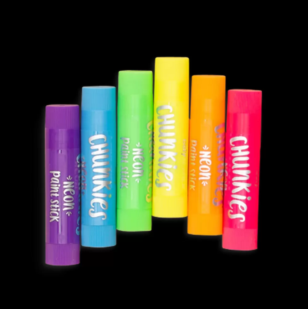 New Ooly Pastelli Di Tempera Solida Chunkies Paint Sticks - Neon-