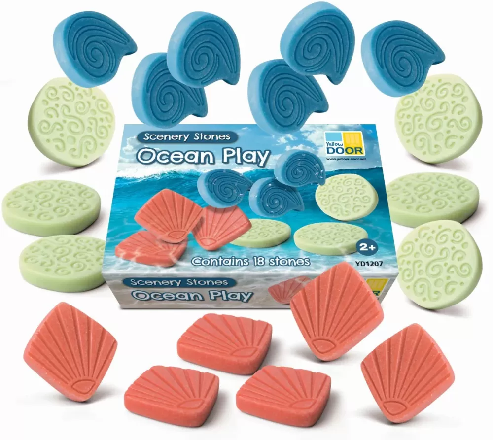Online Yellow Door Piccoli Mondi Pietre Sensoriali Oceano - Ocean Play -