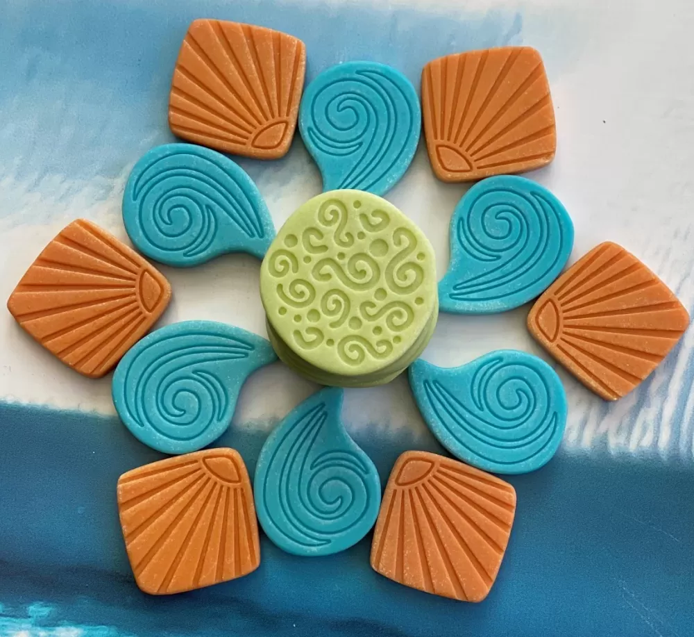 Online Yellow Door Piccoli Mondi Pietre Sensoriali Oceano - Ocean Play -
