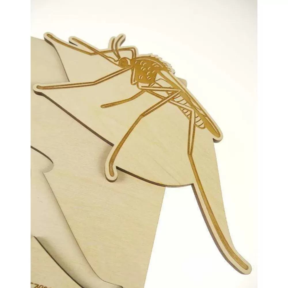 Store Stuka Puka Puzzle In Legno Ciclo Vitale Della Zanzara
