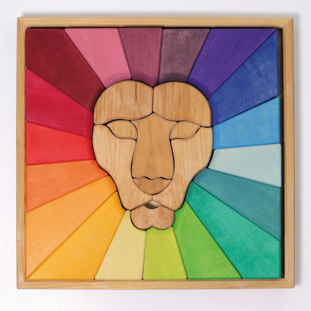 Store Grimm's Puzzle Leone Arcobaleno