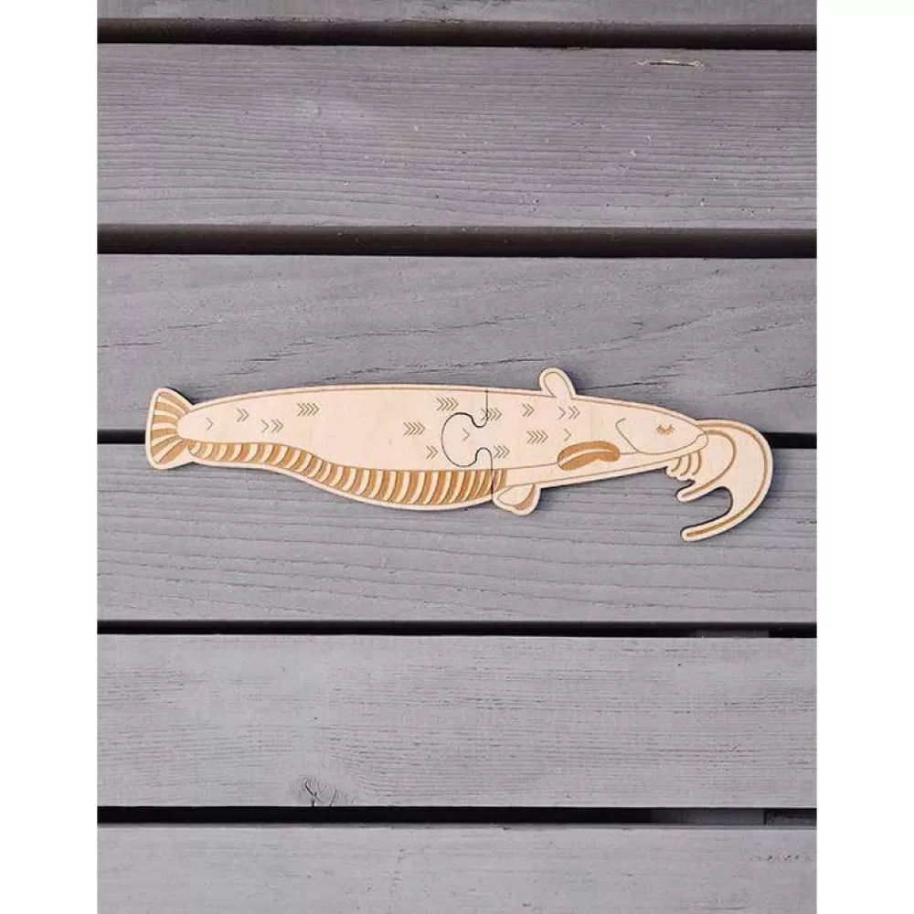Best Sale Stuka Puka Puzzle Magnetico A 2 Pezzi Pesce Gatto