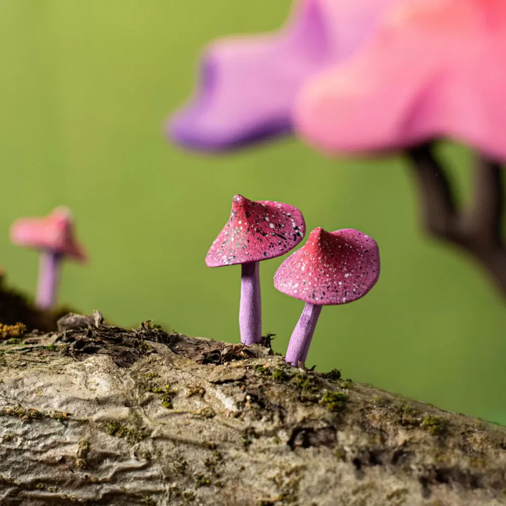 Fashion Bumbutoys Set Di Funghi Magici In Legno