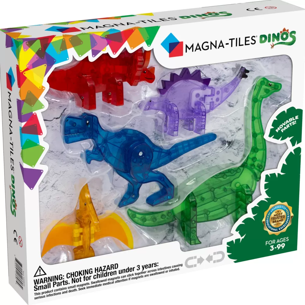 Shop Magna-Tiles Set Dinosauri 5 Pezzi -