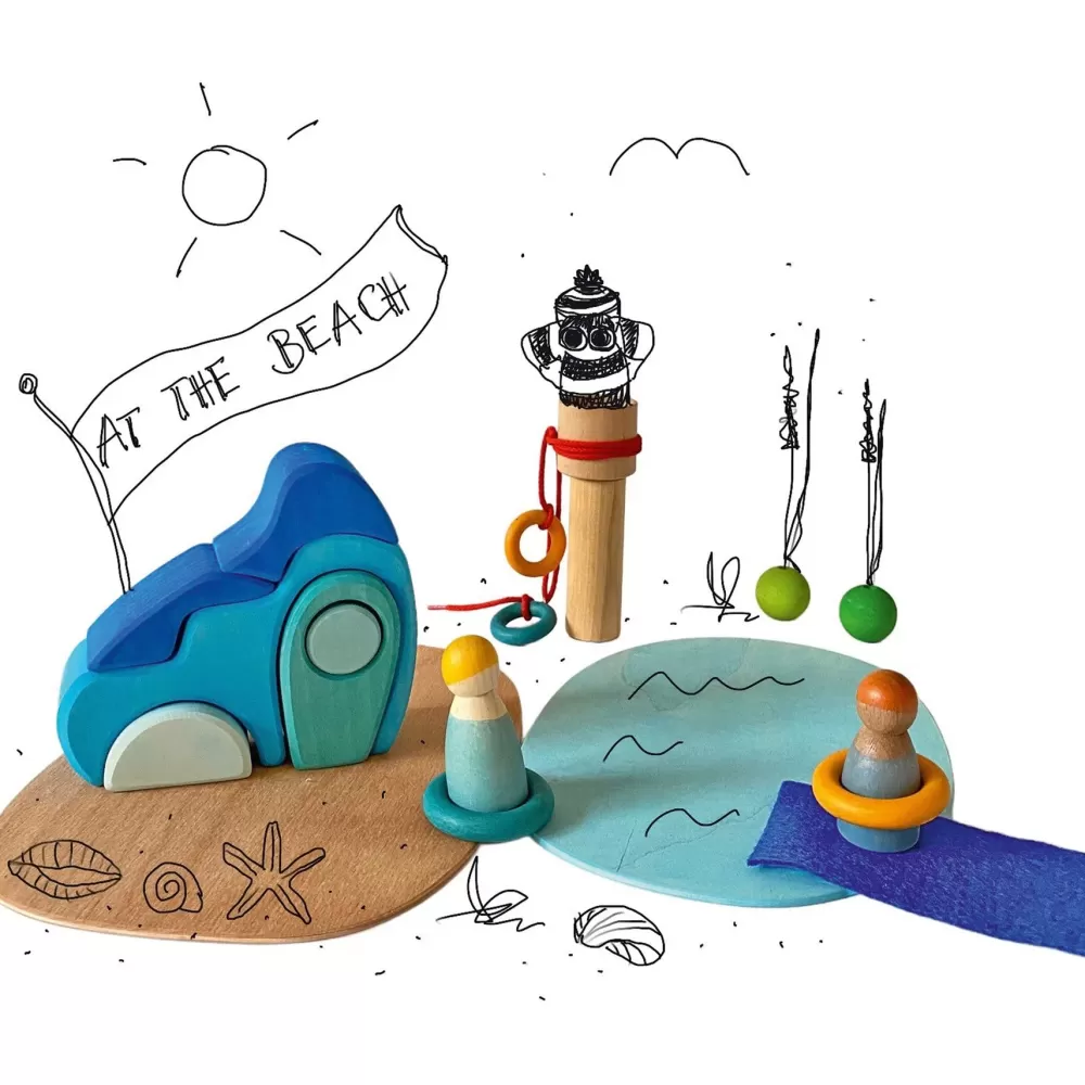Sale Grimm's Set Mini Mondo "By The Water"-