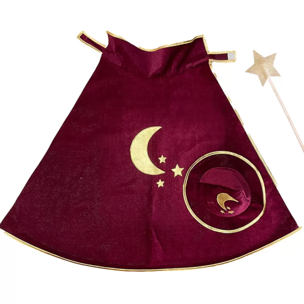 Shop Ratatam Set Per Travestimento Bordeaux Da Mago E Maga - Unisex -