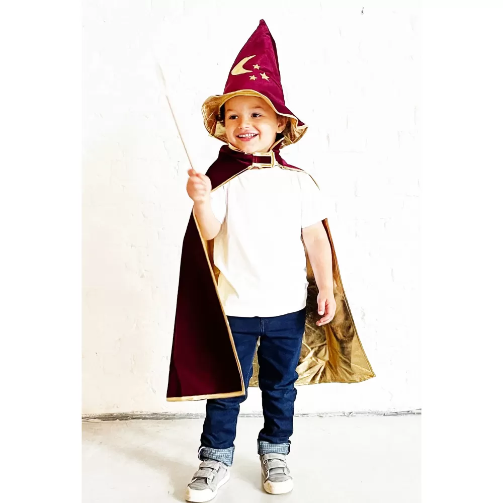 Shop Ratatam Set Per Travestimento Bordeaux Da Mago E Maga - Unisex -