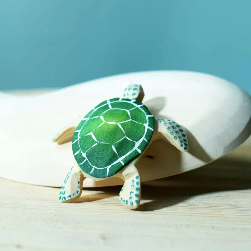 Shop Bumbutoys Tartaruga Verde In Legno