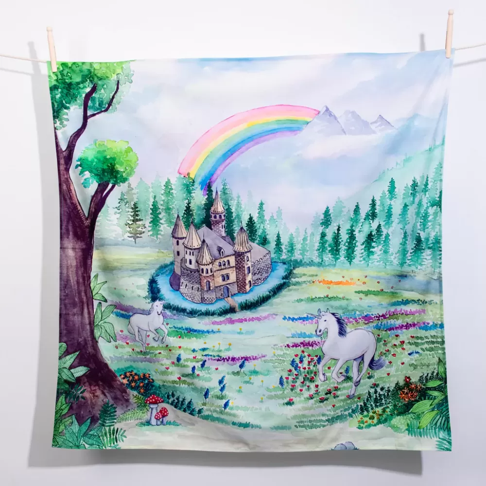Best Wonderie Telo Gioco Vegano - Play Cloth - Regno Incantato -