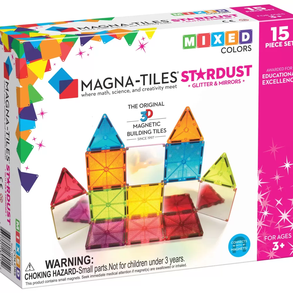 Store Magna-Tiles Tessere Magnetiche Stardust - Set Da 15 Pezzi -