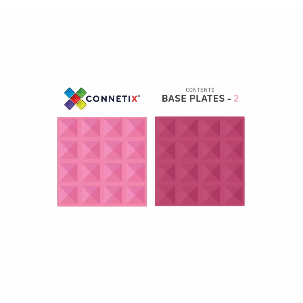 Discount Connetix Tessere Magnetiche Traslucide - Set Basi Frutti Di Bosco E Fragola Pas