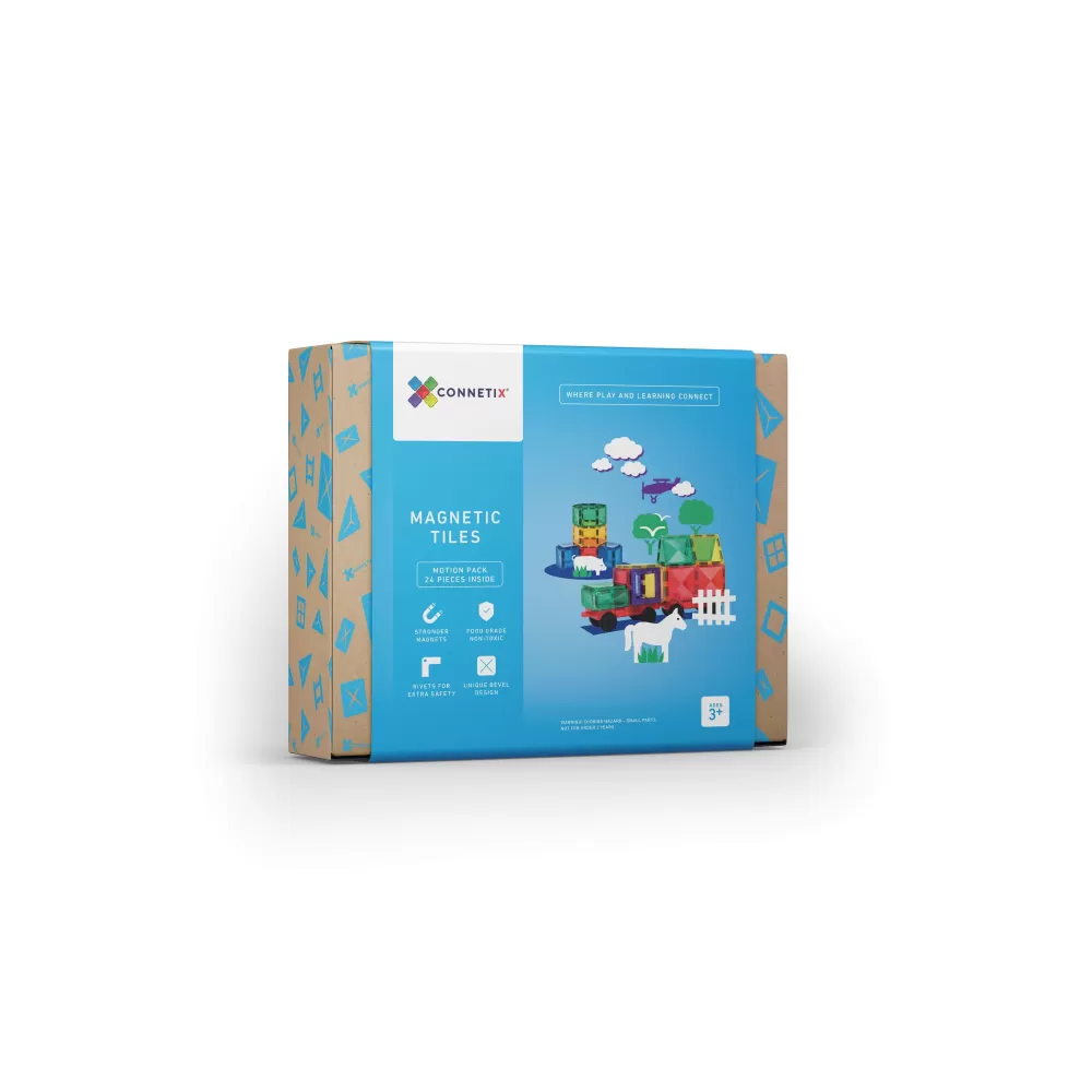 Flash Sale Connetix Tessere Magnetiche Traslucide - Set Da 24
