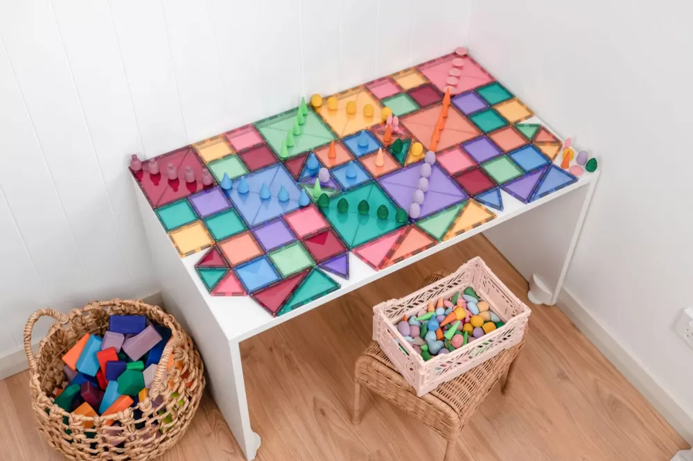 Store Connetix Tessere Magnetiche Traslucide Pastello Set Da 64 Pezzi