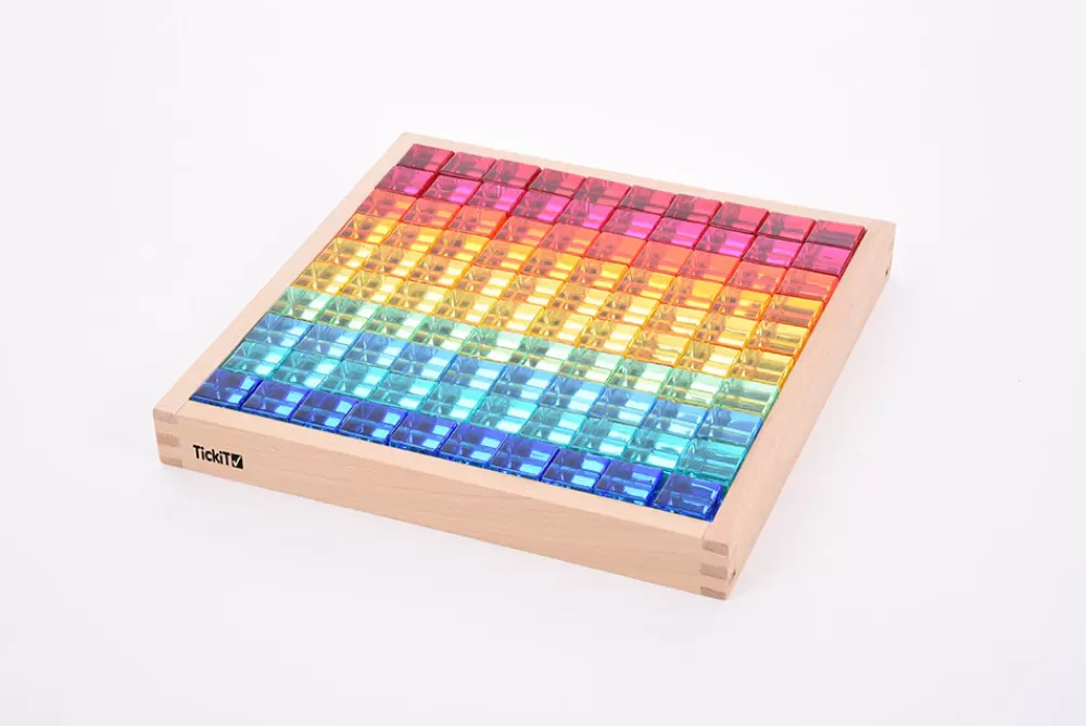 Store Tickit Vassoio Con Specchio E 100 Cubi Acrilici