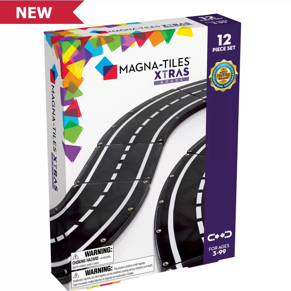Best Magna-Tiles Xtras: Strada Magnetica Set 12 Pezzi